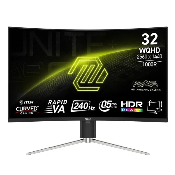 MSI MAG 325CQRXF E2 31.5" 240Hz 0.5ms 2K