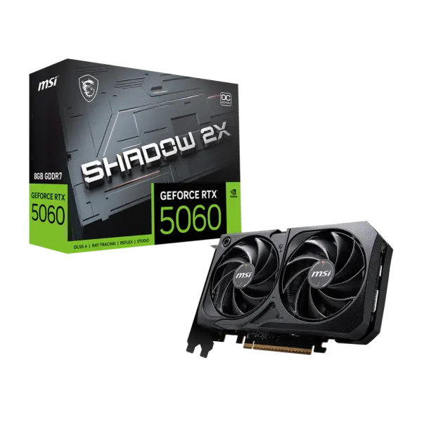 MSI GeForce RTX 5060 8G SHADOW 2X OC BULK