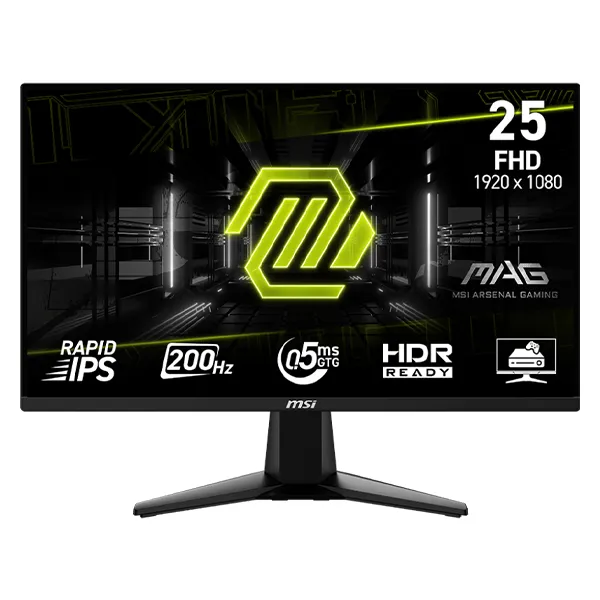 MSI MAG 255F E20 24.5" 200Hz 0.5ms FHD