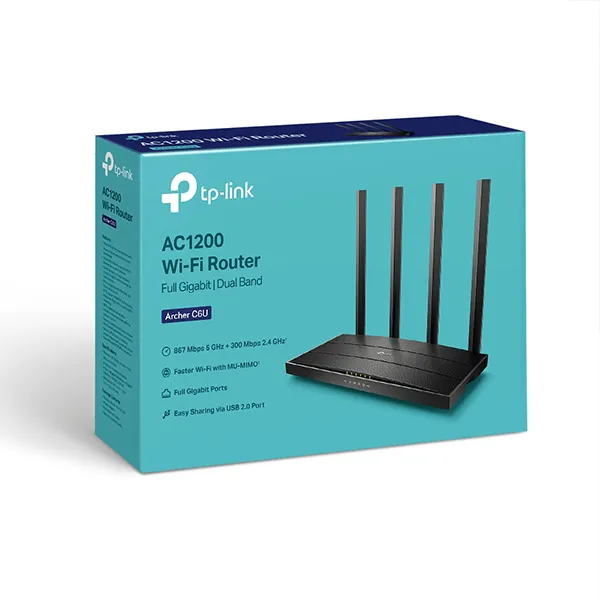TP-Link Routeur AC1200 Dual-Band Wi-Fi (ARCHERC6U)