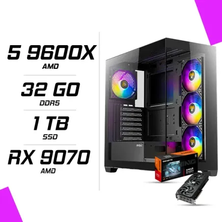 PC Gamer AMD Ryzen 5 9600X RX 9070 16G