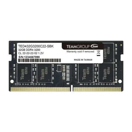 TEAMGROUP ELITE SO-DIMM 32GB (1X32GB) DDR4 3200Mhz CL22