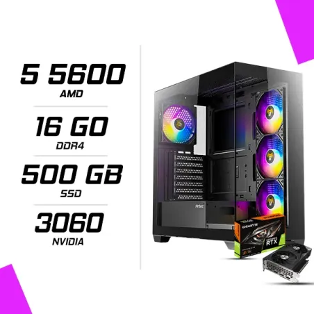 PC Gamer AMD Ryzen 5 5600 RTX 3060 12G