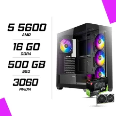 PC Gamer AMD Ryzen 5 5600 MSI RTX 3060 12G
