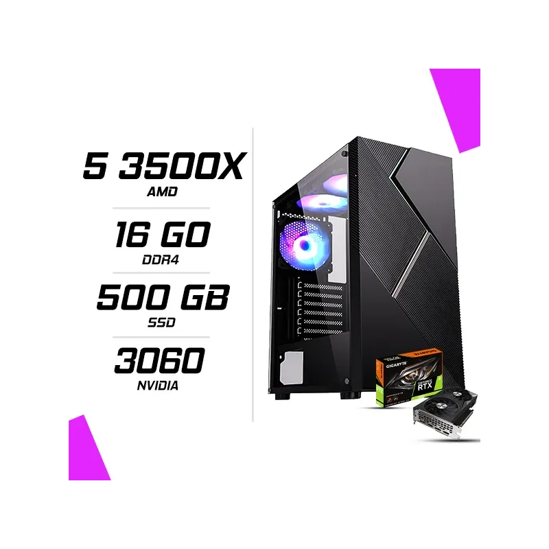 PC Gamer AMD Ryzen 3500X RTX 3060 12G