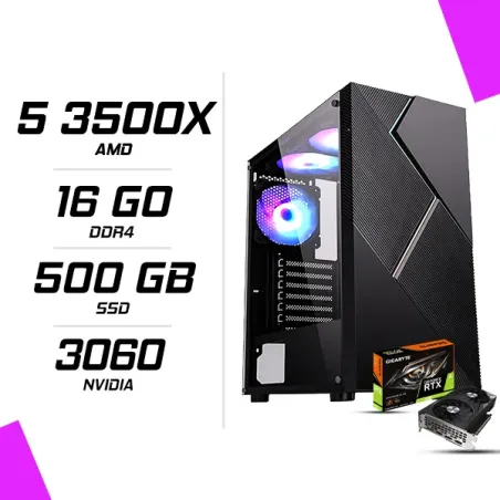 PC Gamer AMD Ryzen 5 3500X RTX 3060 12G