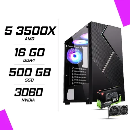 PC Gamer AMD Ryzen 5 3500X RTX 3060 12G