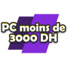 PC Moins de 3000 DH