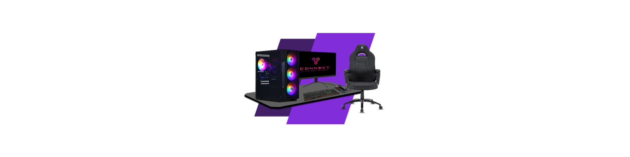 Setup PC Complet : PC + Écran + Souris + Clavier + Chaise + Table - Meilleur Prix au Maroc