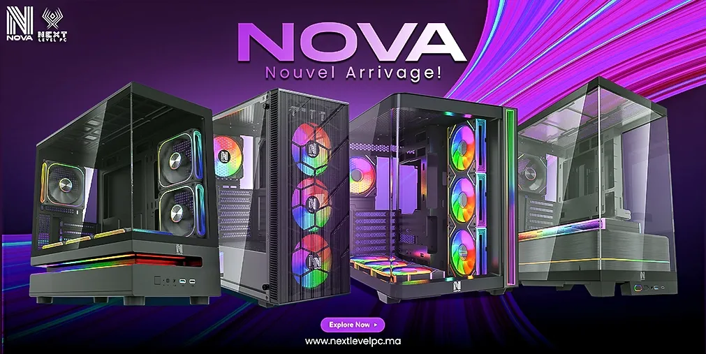 BOITIER GAMER NOVA MAROC Chez NEXTLEVELPC