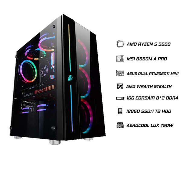 PC Gamer Maroc AMD Ryzen 5 ASUS RTX3060TI