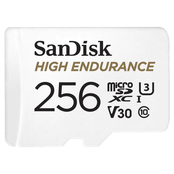SanDisk High Endurance microSDXC UHS-I U3 V30 256 Go + Adaptateur SD Prix Maroc 