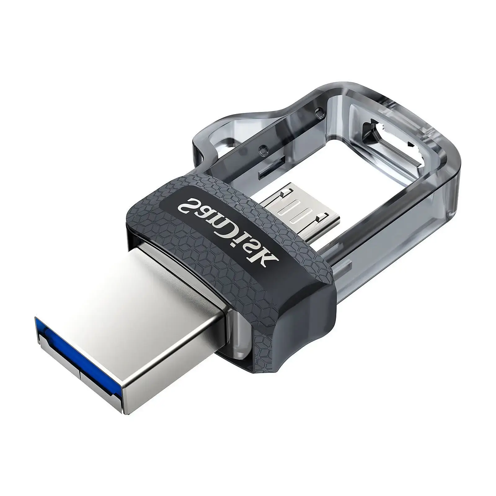 Clé USB SanDisk Ultra m3.0 double connectique micro-USB et USB 3.0 - 128 Go  (SDDD3-128G-G46) prix Maroc