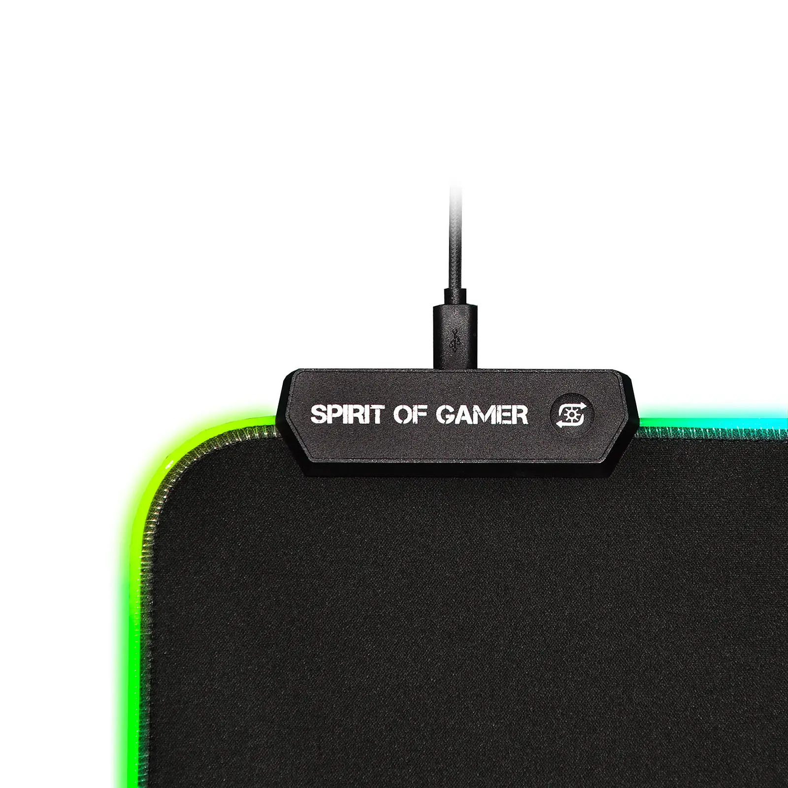 Spirit of Gamer Skull RGB Gaming Mouse Pad XXL – Next Level PC Maroc