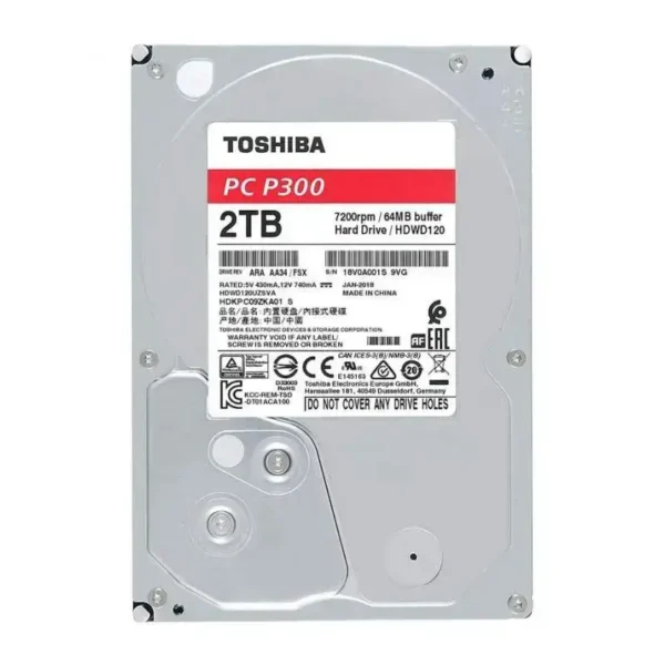 Toshiba Internal HDD 2T