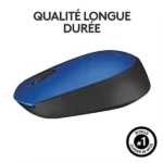 Logitech M171 Wireless Mouse (Bleu) Prix Maroc Marrakech Rabat Casa