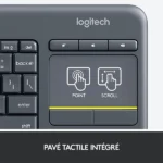 Logitech Wireless Touch Keyboard K400 Plus Prix Maroc Marrakech Rabat Casa