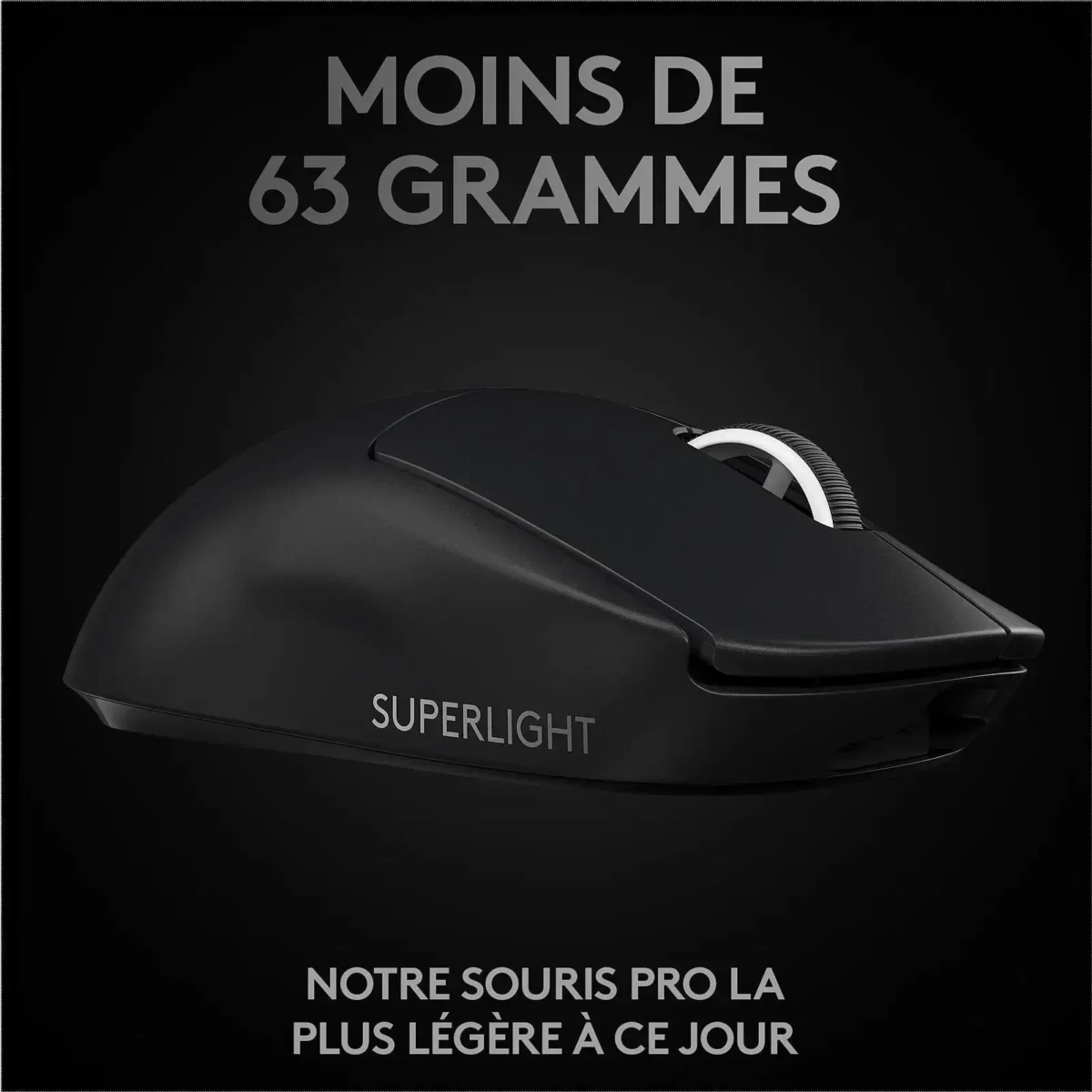 Souris Logitech G Pro X Superlight Wireless (Noir) Prix Maroc Marrakech Rabat Casa