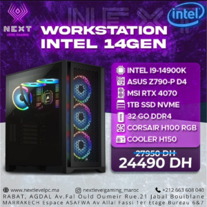 PC Gamer Intel I9 14900K RTX 4070 Prix Maroc Marrakech Rabat casa