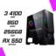 PC GAMER STARTER - Ryzen 3 4100 /8GB/256GB SSD/ARKTEK RX550