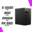 PC GAMER STARTER - Ryzen 5 5500 /8GB/256GB SSD/ARKTEK RX550 prix maroc rabat marrakech casa