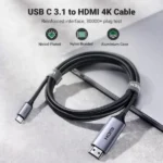 Ugreen Cable USB-C to HDMI 50570 Prix Maroc Marrakech Rabat Casa