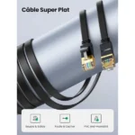 Ugreen Cable Ethernet Flat CAT7 U/FTP 3M (11262) prix maroc casa rabat marrakech